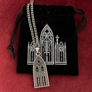 Restyle cathedral window necklace